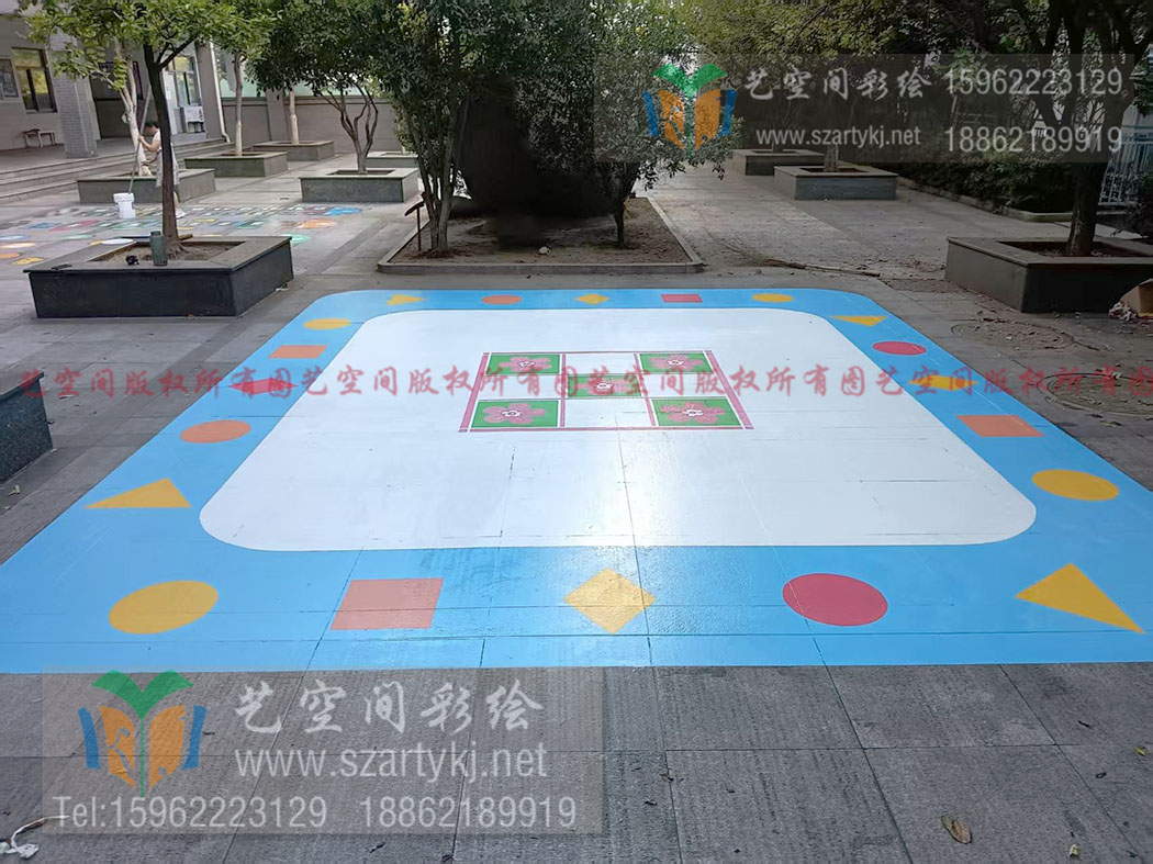 苏州地面彩绘
