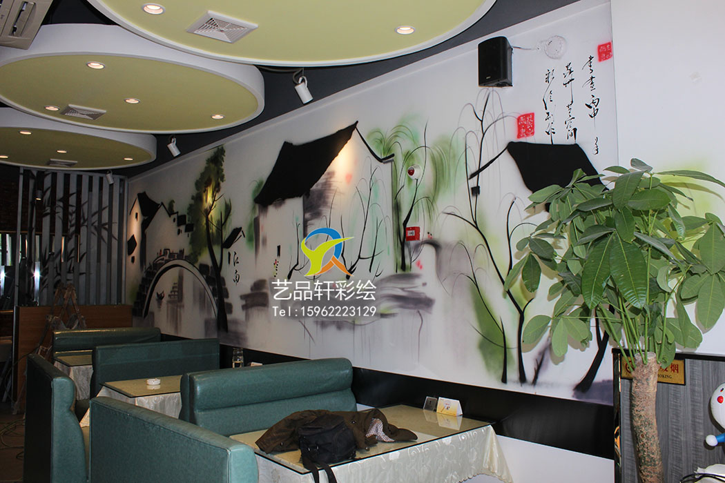 餐厅彩绘