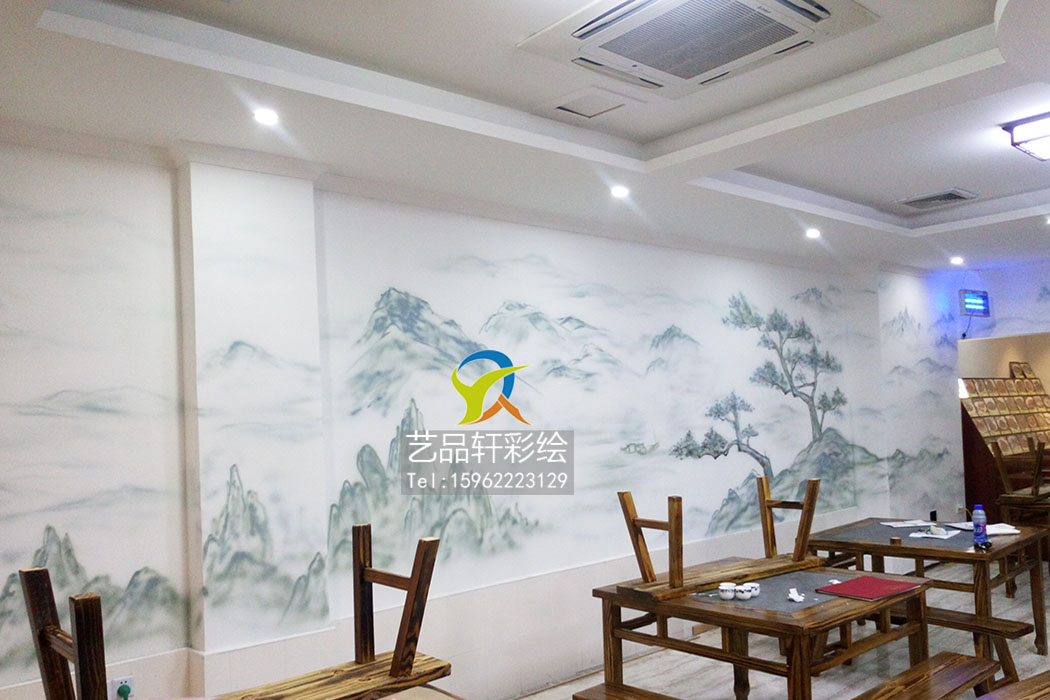 餐厅彩绘