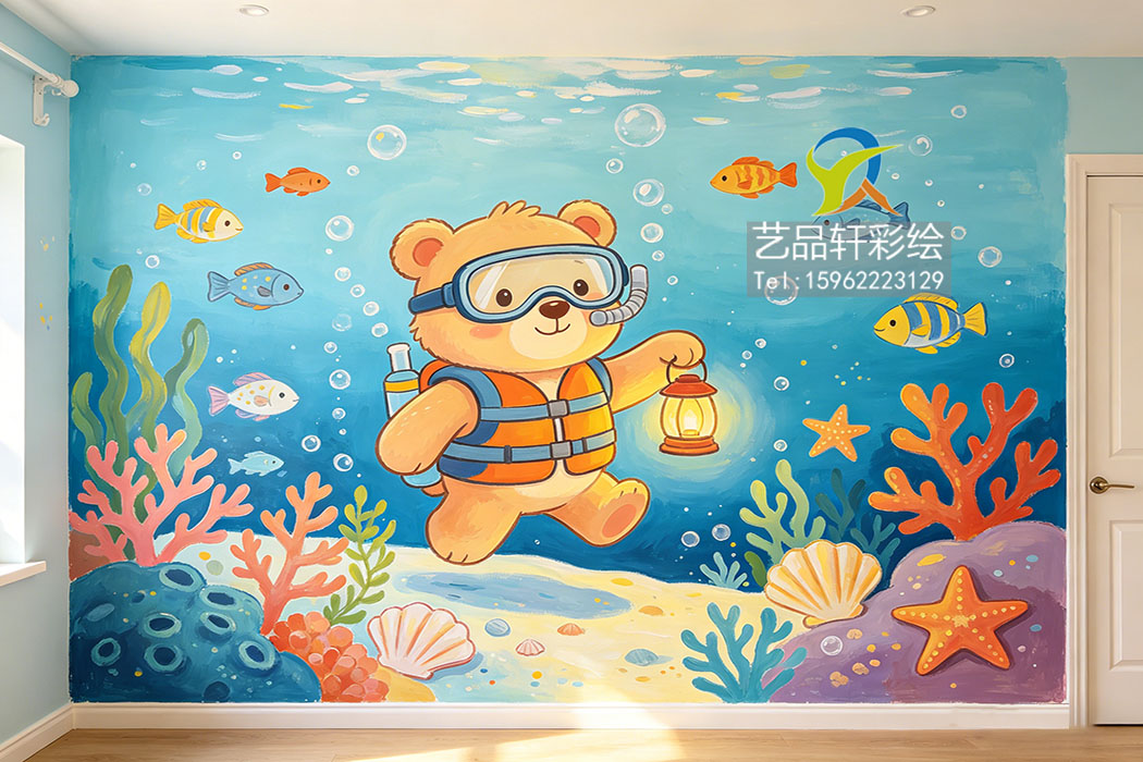 儿童房彩绘 儿童房彩绘