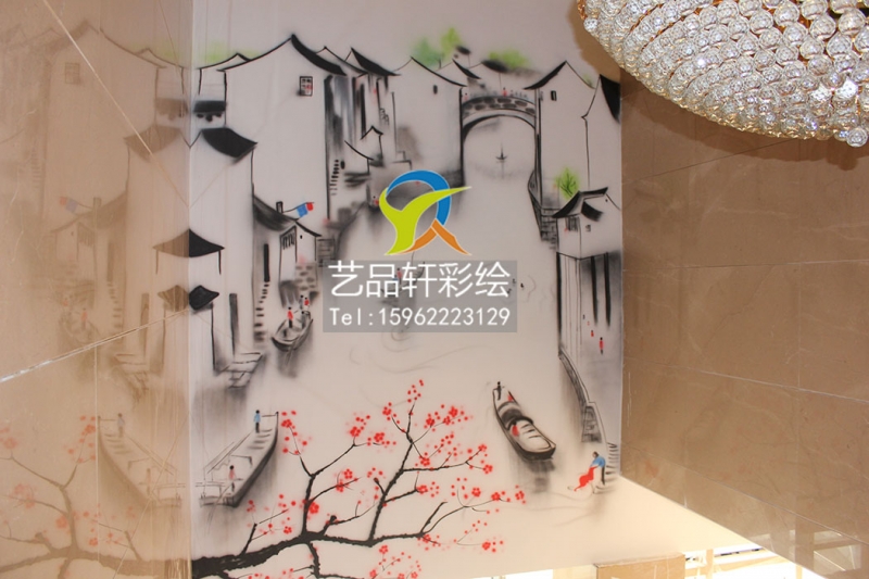 常州商业彩绘的施工要点