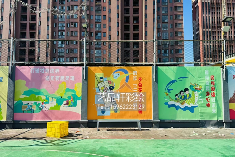 常州手绘用艺术点亮场馆