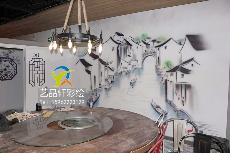 常州墙体彩绘解锁餐厅的专属记忆