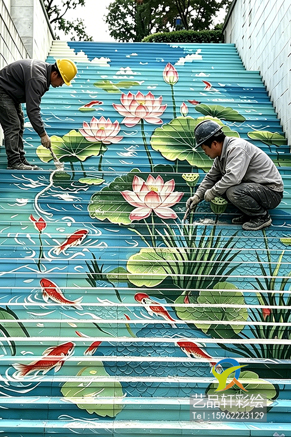 苏州3D楼梯立体画