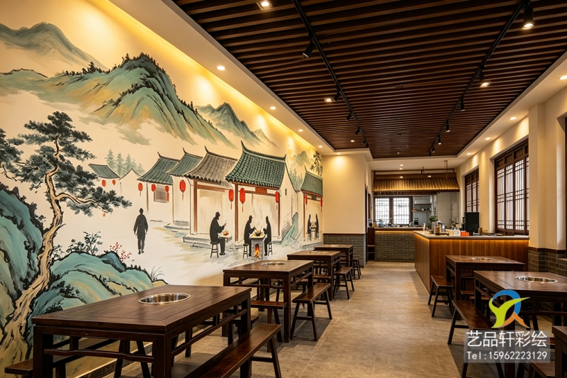 苏州饭店彩绘
